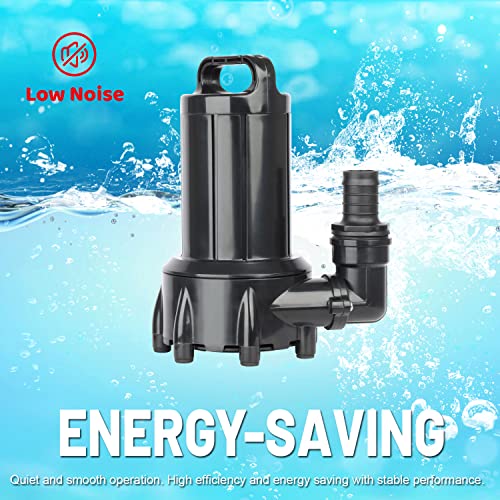 Image of OYO WATER 3000GPH Submersible Outdoor Inline Pond Pump | High Head Water Pump for Garden Waterfall Fountain Water Circulation for Koi Fish Pond