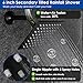 Enga Dual Rain Shower System Body Jets with On-Off Switch, Ceiling Mount 14 x 20 Inch LED Shower Head Rainfall Shower Faucet Set, Matte Black
