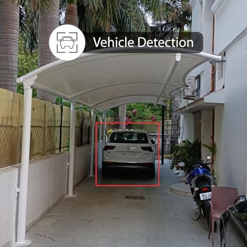 CP PLUS 8 MP Resolution Smart Wi-fi Ai CCTV Camera | 2 Way Talk | Human Body Detection & Motion Tracking Alert | Supports Vehicle & Crossline Detection Powered by Ai | Advanced Night Vision | CP-E81AR 5 51USIIfMdFL