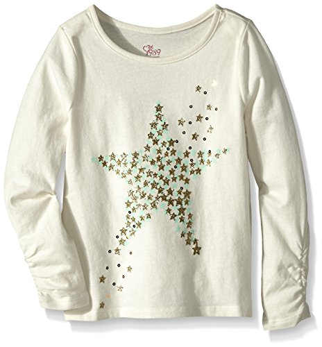 The Children's Place Girls' Long Sleeve Fancy Tee