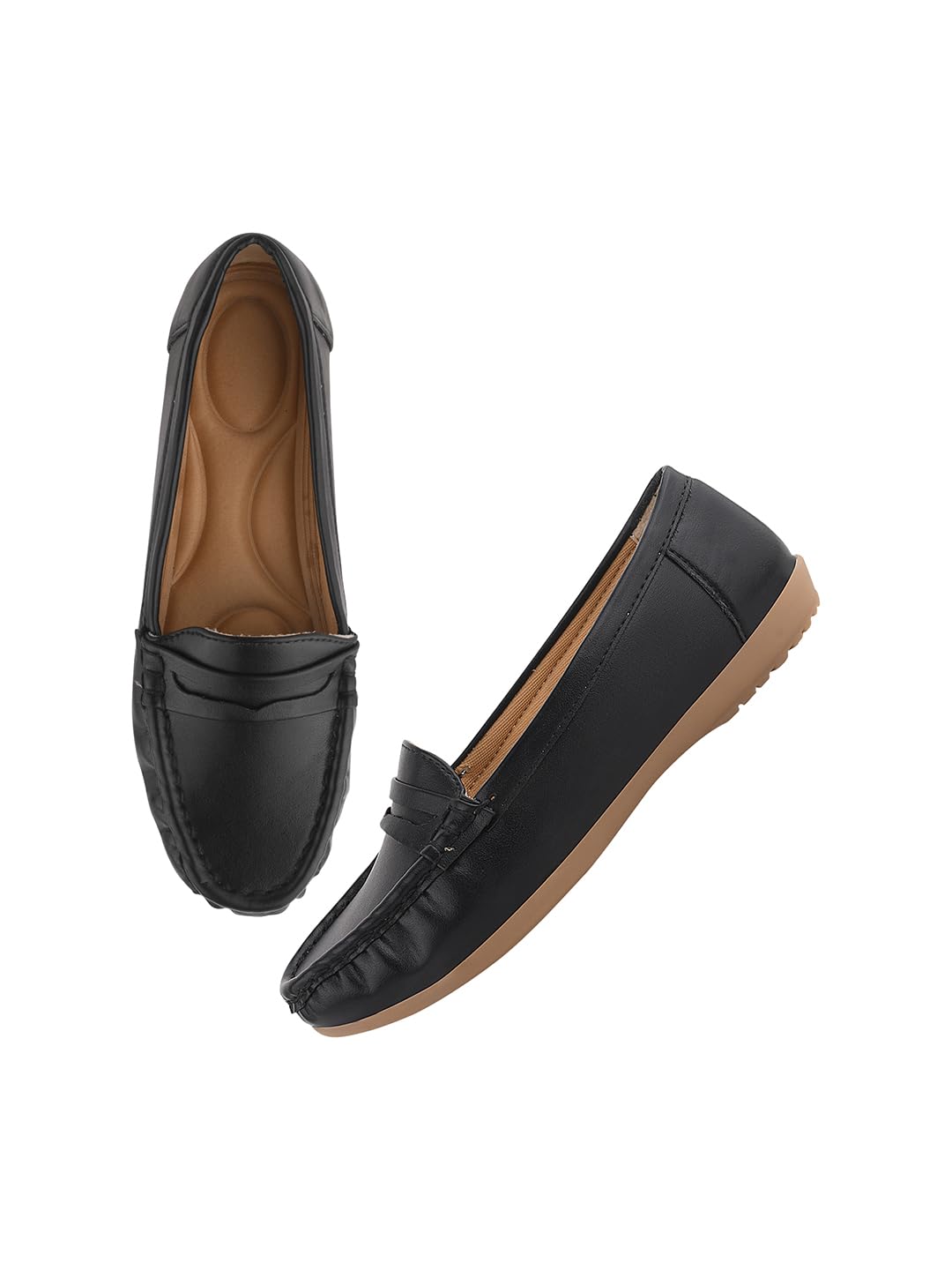 tryme Stylish Soft Comfortable Attractive Anti Slip Flat Loafer Shoe Casual and Formal Shoes for Girls & Women-picture-36
