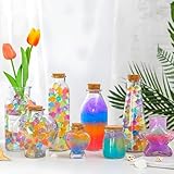 JunD Wasserperlen 50.000 Stück Bunte Perlen, Ungiftig und Biologisch Abbaubar, Wiederverwendbare Wasserperlen für Pflanzen, Vasenfüller und Dekoperlen für Heimwerker