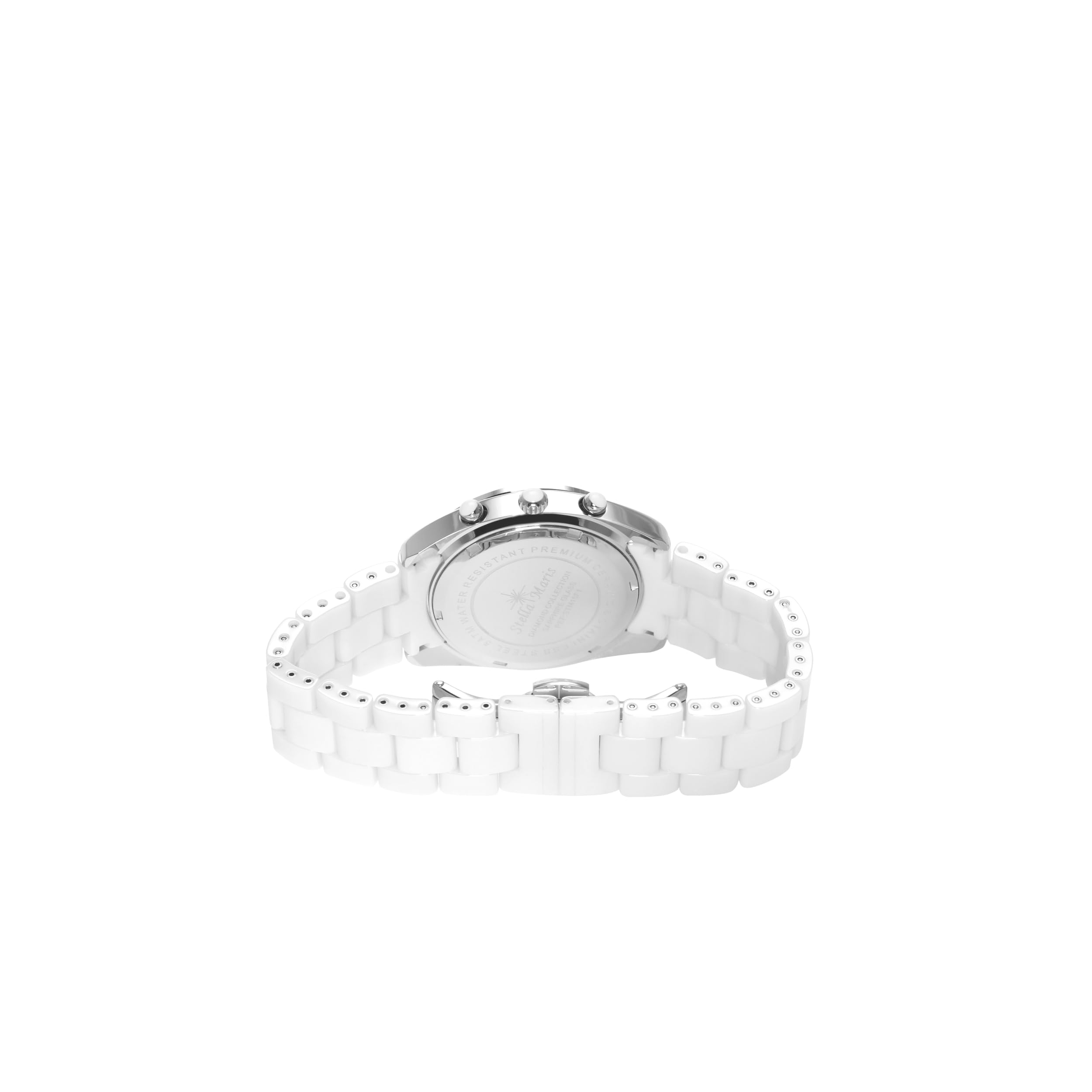 Stella Maris - STM15F1 - Orologio da donna Analogico al quarzo Quadrante bianco Cinturino in ceramica Bianca
