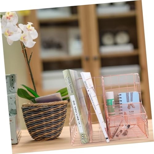 Panier de rangement de bureau en fer Cabilock pour optimiser la maison