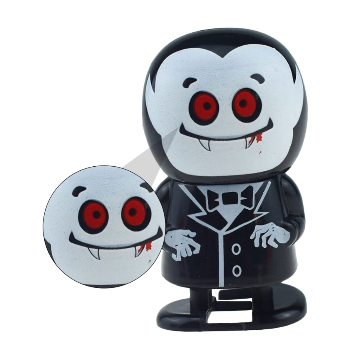 BESTonZON 6er Set Mini Zombie Figuren - Gruselige Halloween Deko Aus Kunststoff