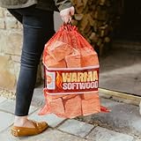Softwood Firewood Logs 50L Kiln Dried Logs - Ready to Burn Easy to Light Density - 2 x 25 Litre Nets Soft Wood for Outdoor Open Fire Pits Wood Burners Coal Stoves Log Burners - Image 6