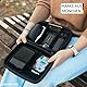 LENS-AID Organizer Case für Kamera- & Technik-Zubehör: Hard Case Tasche zur Aufbewahrung auf Reisen | Schutz für USB-Kabel, Akkus, Festplatte, Powerbank, Adapter