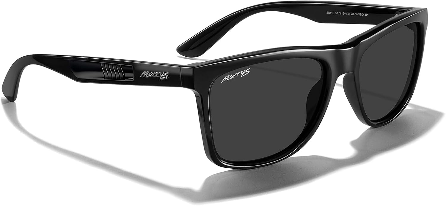 MERRY'S Square Polarized Driving Sunglasses for Men Women UV400 Protection S8413 - Image 5