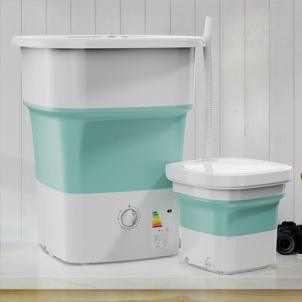 Amazon | Jemwin 小型洗濯機 新しいアップグレード 折りたたみ 3分 5