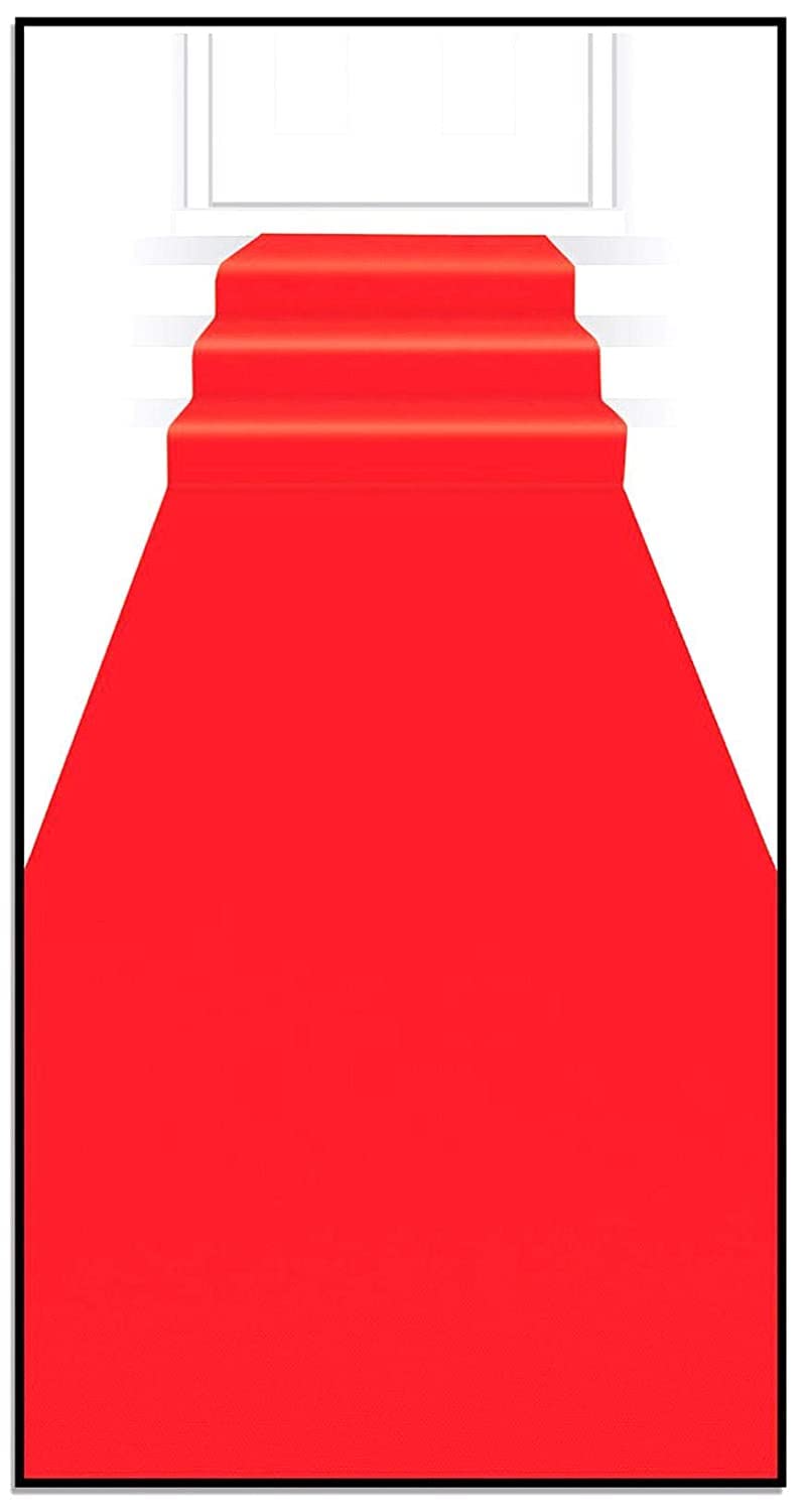 Creative ConvertingReel Hollywood Sidewalk Runner, Red, 18185
