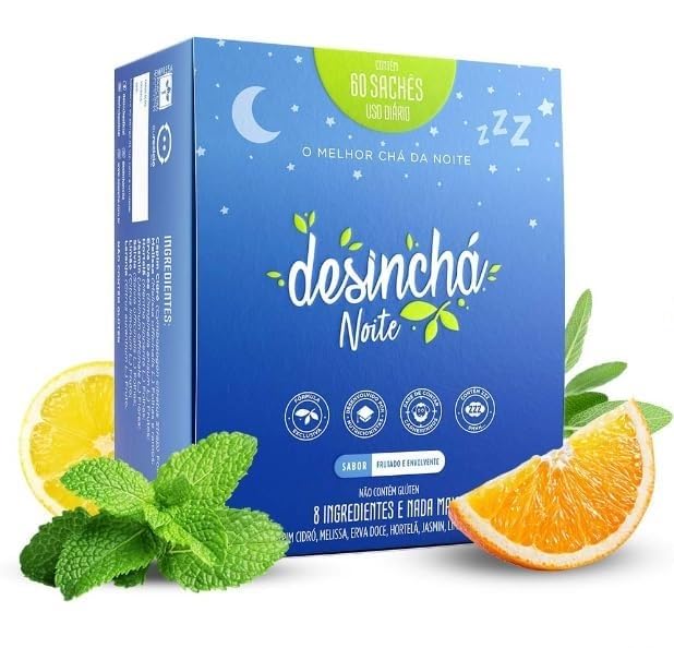 Desinchá - Chá - 60 Unidades - Frutado e Envolvente - Saquinhos