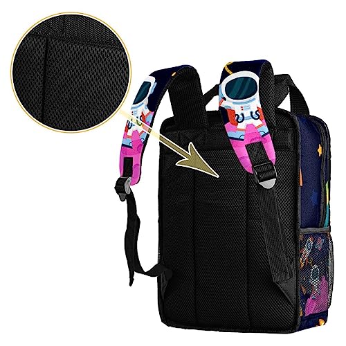 Sac à dos garçons espace bandoulière réglable multicolore