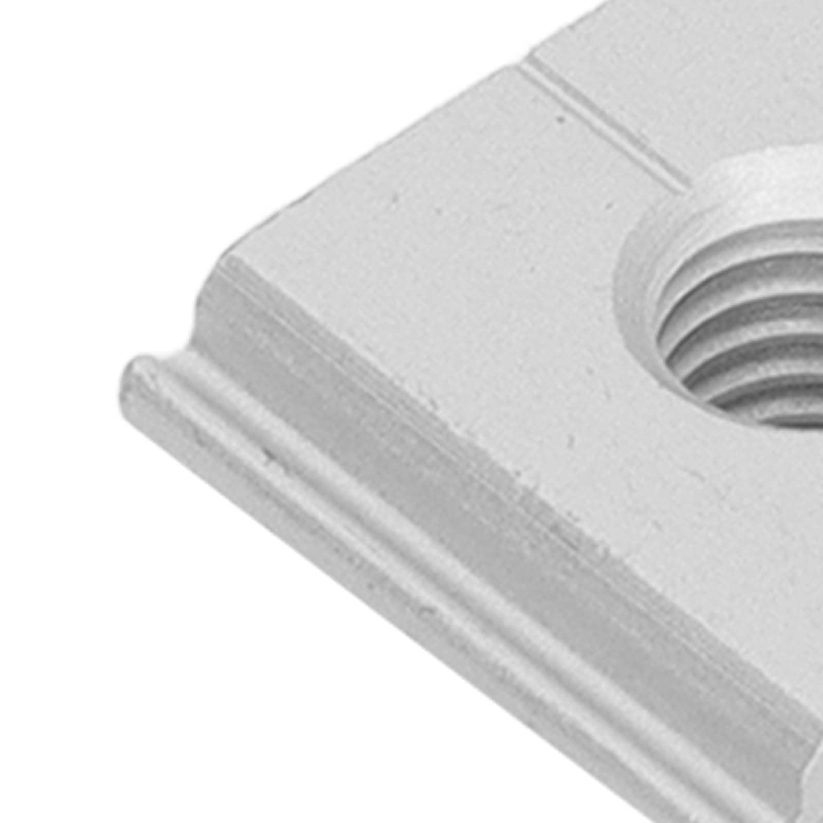 100 Stück M8-Gewinde-Gleitmutter, Aluminiumlegierung, T-Nutensteine, Zubehör Photovoltaik-Montageblöcke