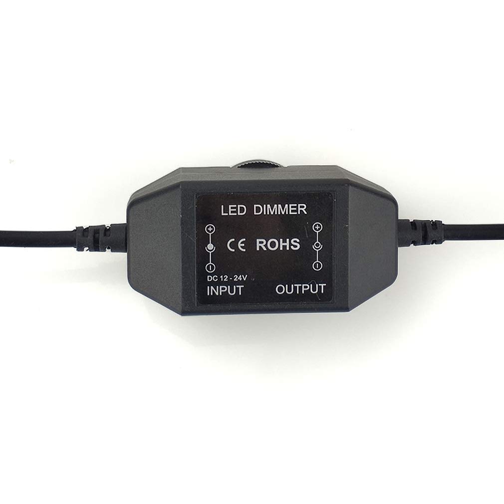 RUNCCI-YUN PWM - Regulador de intensidad LED (CC 12 V 6 A) para tiras SMD 5050 3528 2835 5630 y otros dispositivos de iluminación LED CC 12 V (3 unidades)