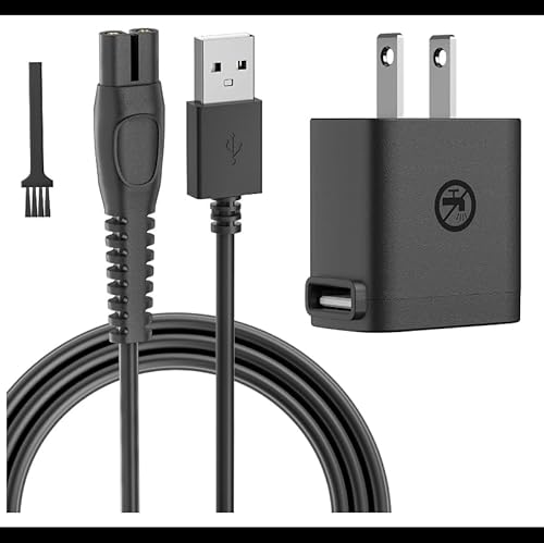 5V Fast Charger for Philips Norelco Newer Model 3900 2400, Wet & Dry Shaver Newer Series 2000 5000 7000 3000 QP2724 QP2834 QP1924, MG7910 MG5910 MG9510 Philips Oneblade 360 Trimmer Electric Shaver