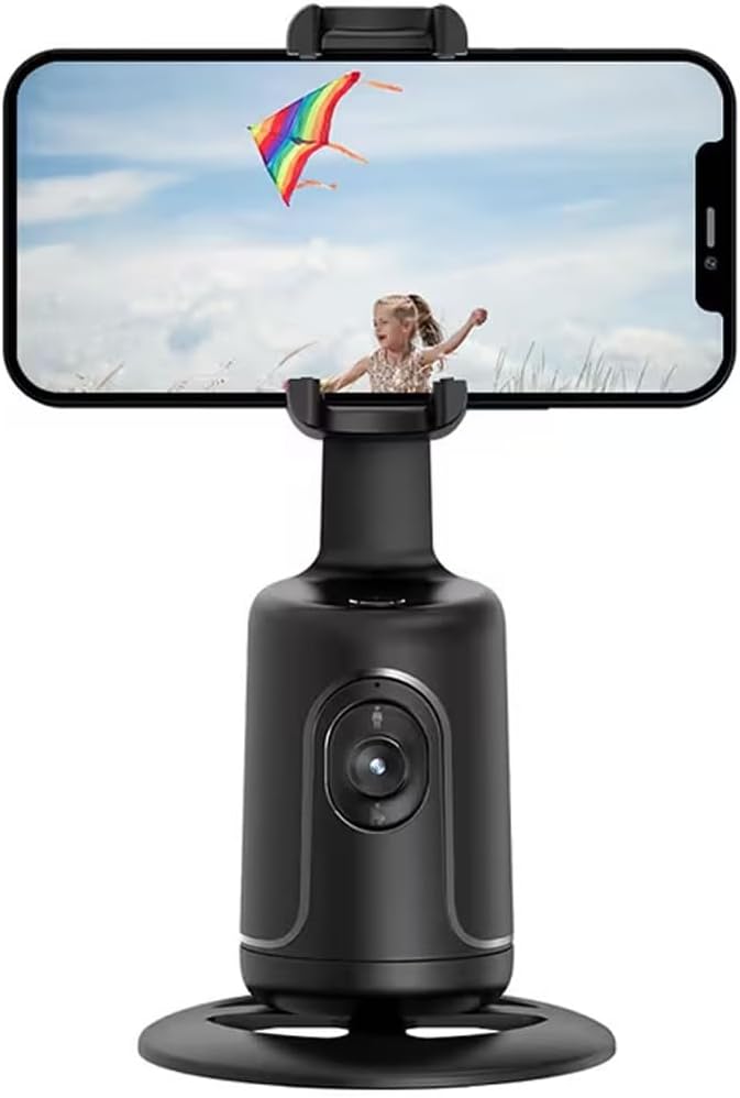 AI Mobile Stabilizer, Auto Face Tracking Tripod, Smart Gesture Live Streaming Mobile Automatic Intelligent Stabilizer, Smart Bluetooth Face-Tracking Stand, Face Tracking Desktop Phone Holder