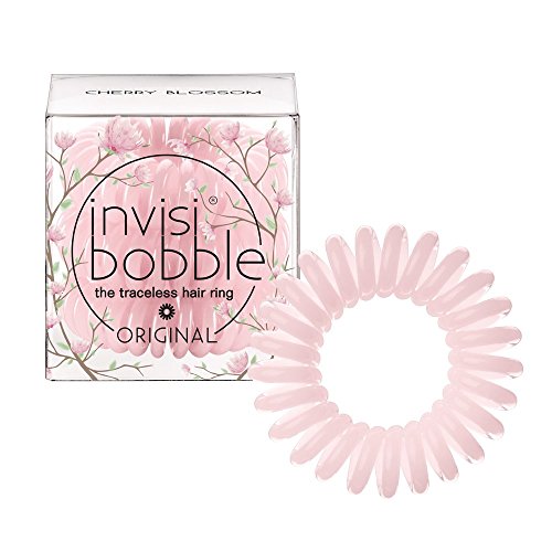 invisibobble Original Traceless Hair Ring, Secret Garden, Cherry Blossom