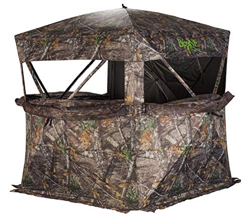 Rhino Blinds R150 3-Person Hunting Ground Blind: Ideal for Group Hunting Excursions