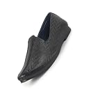 FAUSTO FST FOSME-2192 BLACK-44 Men Black Wedding Festive Ethnic Slip-On Juttis and Mojari | Embossed Design Shoe with Memory Cushioned Insole (10 UK) gallery image