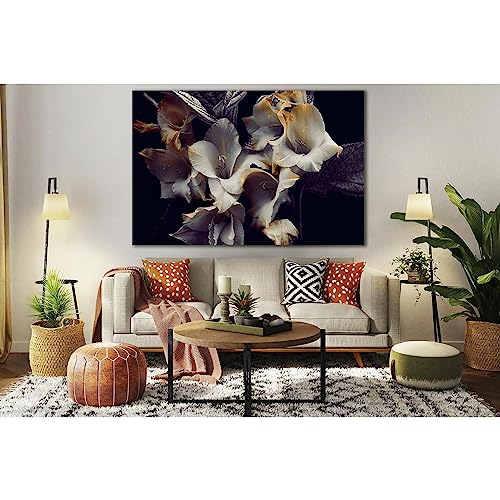 Lienzo decorativo moderno de flores para cambiar el aire de tu salon
