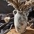 PORCER Ceramic Vase, 9.84 Inch Terracotta Vase with Handles, Boho Decor Decorative Vase, Rustic Vase for Home Decor, Farmhouse, Living Room, Table - Gray