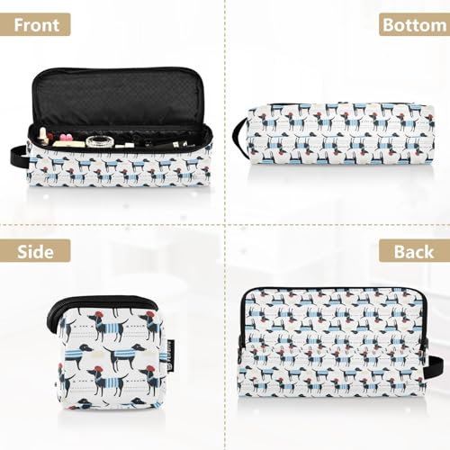 Bolsa para herramientas de cabello con diseño Dachshund miniatura 5