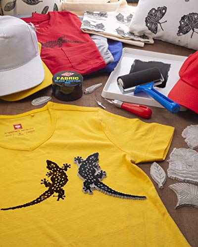 Kit d'impression Lino Tissu Essdee avec gouges et rouleau