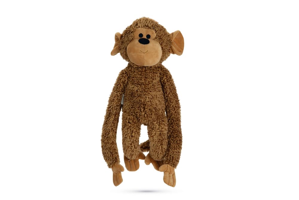 Karlie K&BZ Plush Monkey VIK Toy Dog Brown, 40X20X13 CM