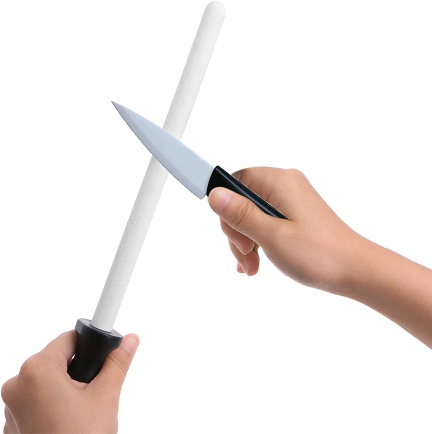 Knife Sharpeners Ceramic Sharpener with Handle