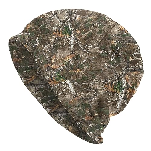 LUADSN Hunting Camouflage Slouchy Beanie Chemo Hat Cancer Headwear for Men Women