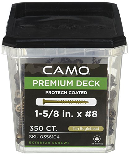 NATIONAL NAIL 356104 350CT 1-5/8 by 8-Inch Deck Screw