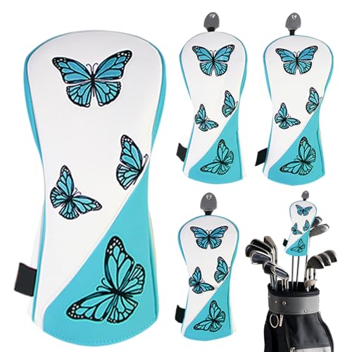 Couvre-tête de golf papillon (lot de 4), idée cadeau idéale pour golfeurs