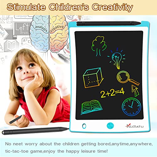image for KURATU Colorful LCD Writing Tablet with Protective Sleeve,Gifts Toys f