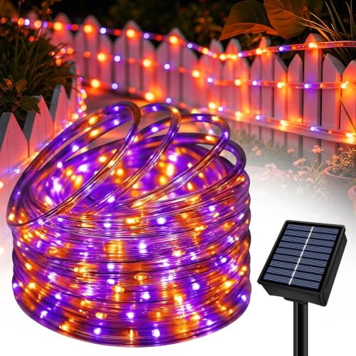 Slyuexu Solar Rope Lights, 100LED 39FT String Lights Outdoor Waterproof - image 1