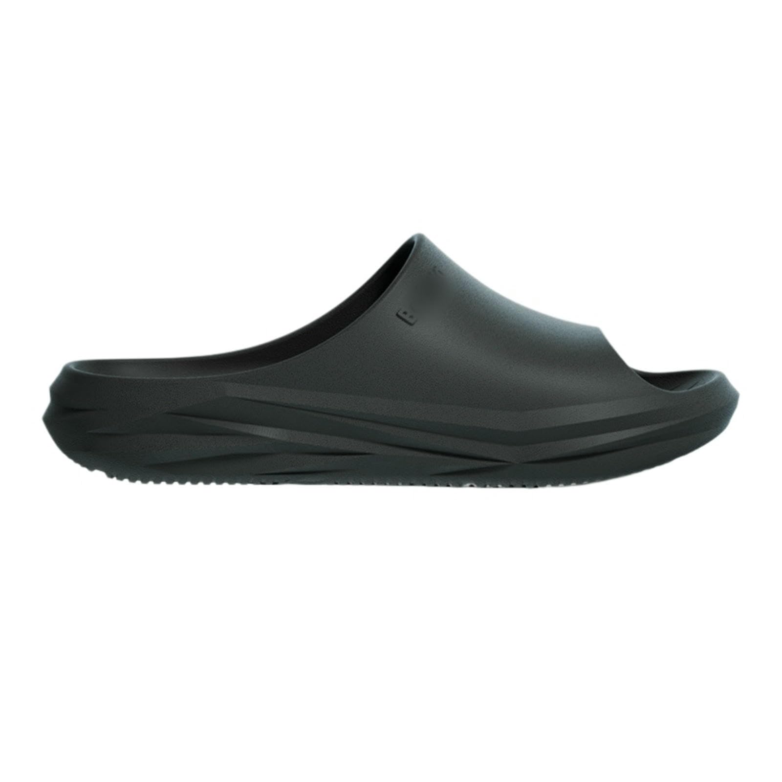 Claquette pour femmes noire en taille 42-43 avec tige moulée d'une seule pièce