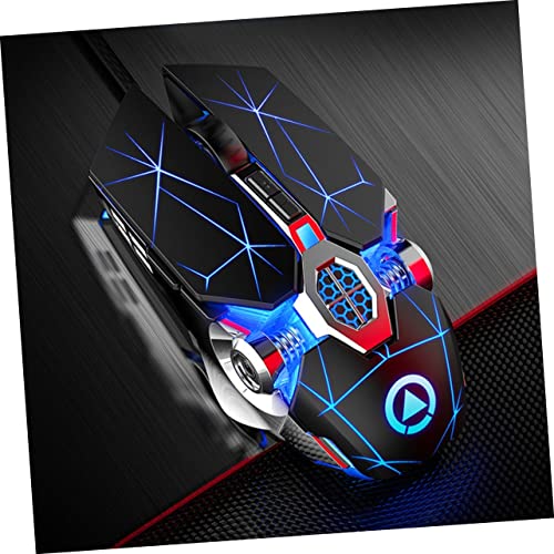 Ratón gaming USB óptico programable con luces LED para ordenador 4