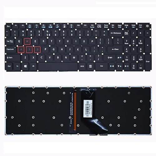 �p�\�R���L�[�{�[�h �K�p For ACER VX15 AN515 51 52 53 N16C7 N17C1 N17C7 VX5 591G �m�[�g�C�������p�L�[�{�[�h �������� �o�b�N���C�g 32Pin