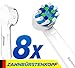 Price comparison product image oral b cross action replacement heads Compatible Replacement Electric Toothbrush Heads - For Braun OralB CrossAction type - 8 Pack