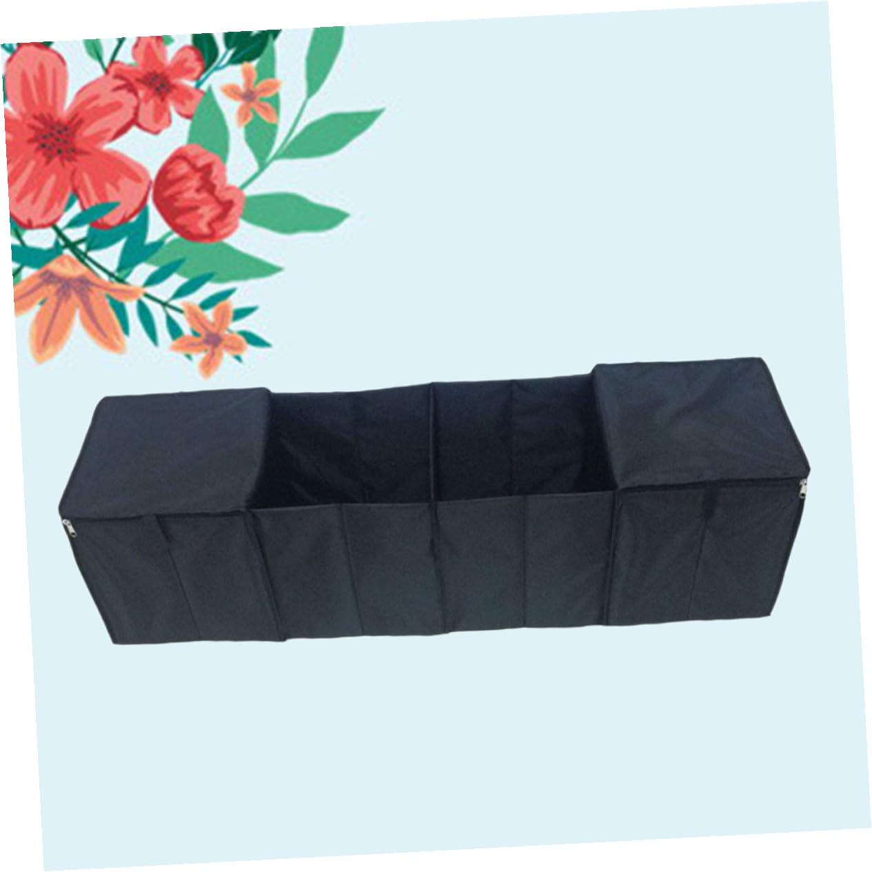 Anneome 4griglie Portaoggetti Pieghevole Per Bagagliaio Auto Contenitore Organizer Espandibile Realizzato in Pvc Per Trasporto Di Snack Bevande e Attrezzature