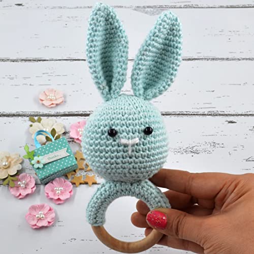 Image of Love Crochet Art Cloth Rattle Soft Toy for Infant Kids & Babies (0+ Years)
