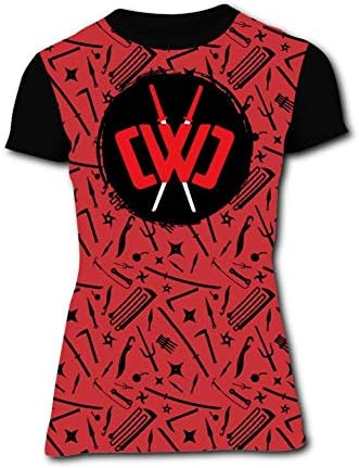 FAAVC Chad Wild Clay Short Sleeve Crewneck T Shirt Casual T-Shirt for Women Girls S