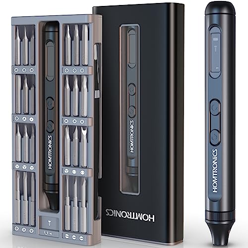 Homtronics-Mini-Electric-Screwdriver-52-in-1-Precision-Screwdriver-Set-Cordless-Rechargeable-Mini-Screwdriver-Set-with-48-Precision-S2-Bits-Small-Electric-Screwdriver-for-Laptop-Phone-Watch-Repair