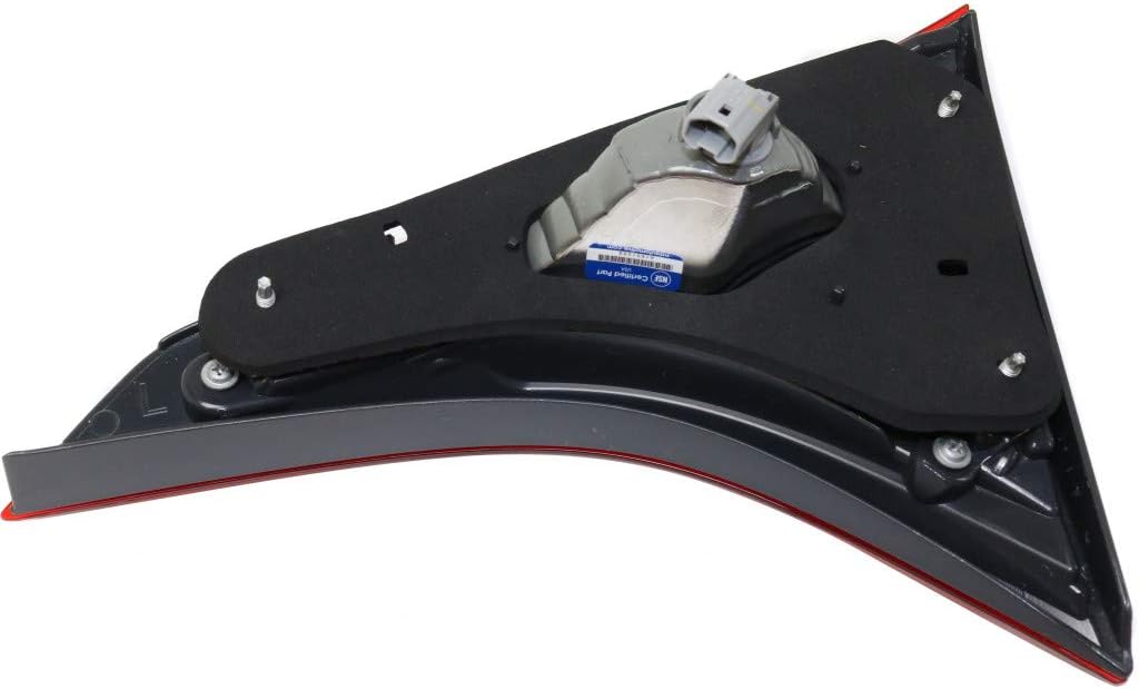 CarLights360: For 2017 2018 2019 Toyota Corolla Tail Light Inner Driver Side Pink Lens w/Bulbs DOT Certified For TO2802135