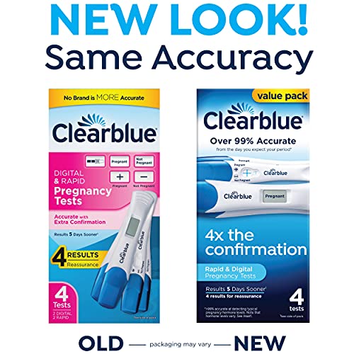 Plan B One-Step Emergency Contraceptive, 1.5 Mg (1 Tablet) & Clearblue Clearblue Pregnancy Test Combo Pack, 4Ct #TOP5