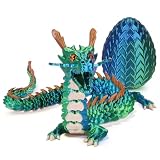 17.8-inch 3D Printed Dragon Eggs, Fidget Toys for Kids & Adults, for Home Office Desk Decor(Dragon God)