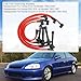 JDMSPEED New Spark Plug Wire Set Replacement for Honda Civic Del Sol EG EK EJ D15 D16 Spiral Core 92-00