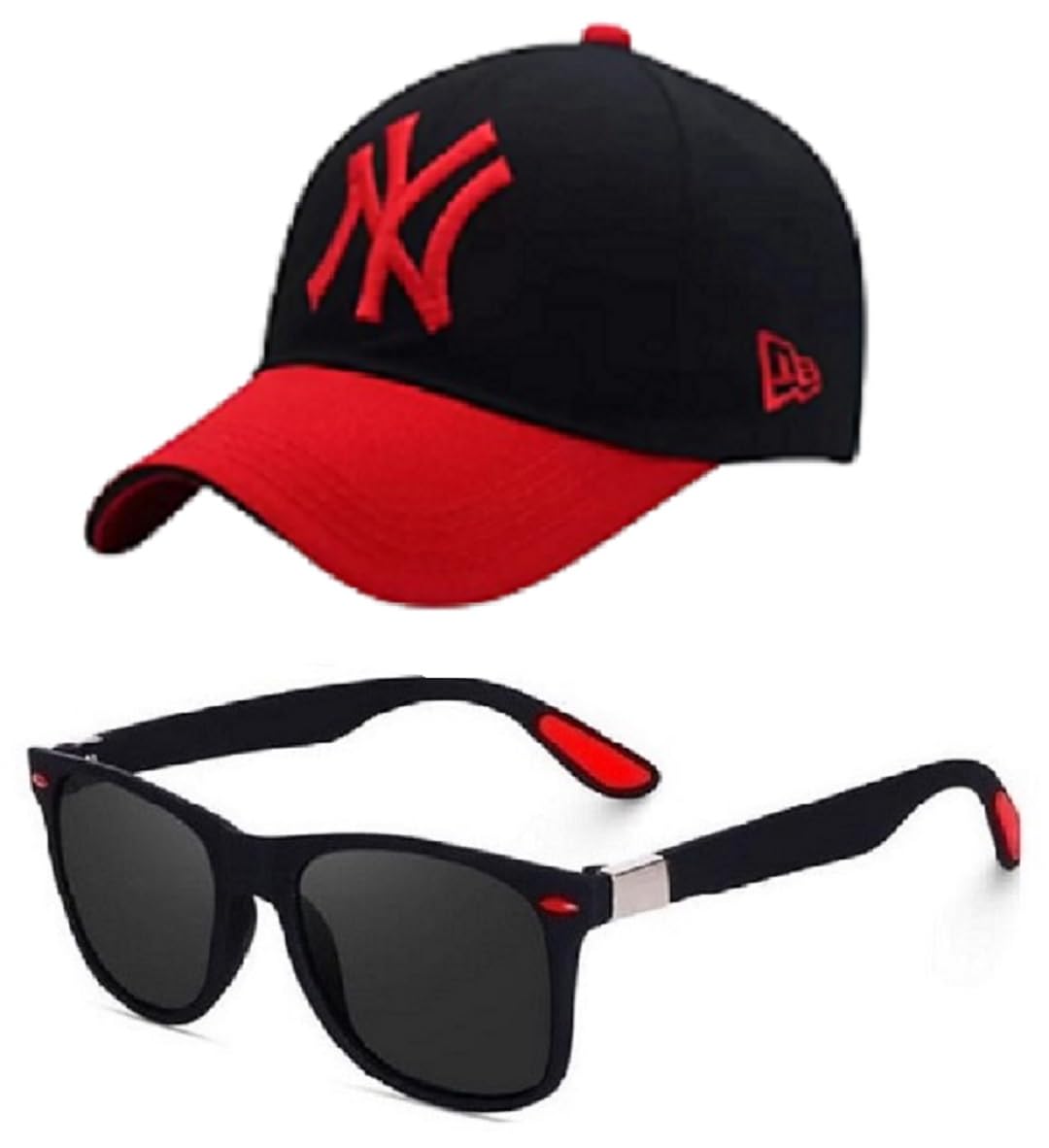Stylish Adjustable Baseball Cap for Men and Women, Embroidered Cap and Sunglsess Unisex for Summers-image-12