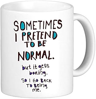 Funny Mug Office Mugs Secret Santa Gift Rude Sometimes I Pretend to Be Normal