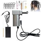 HpJfdsU Macchina Automatica per Dreadlocks con 6 Testine (6-16 Mm), Trecciatrice Commerciale, Dreadlocks Fai da Te Facili E Veloci, Extension per Capelli Intrecciati
