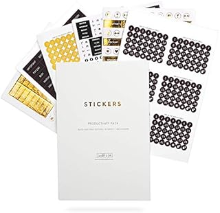 Planner Stickers Pack, Monthly Weekly Daily Planner Sticker Set | 10 Pages with Over 500+ Stickers Designed to Complement Your Planner, Journal and Calendar by Scribble&Dot
